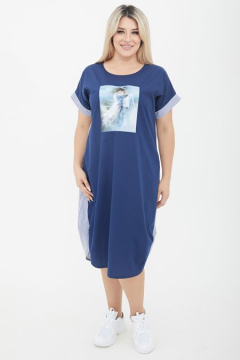 Платье "Luxury Plus" 1087 (Темно-синий)