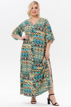 Платье "ЛаТэ" 3042403 (Штапель "этнический")