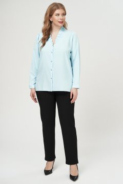 Брюки "Олси" 2012004/3 (Черный/рубчик)