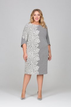 Платье "Менуэт" (Черно-белый)