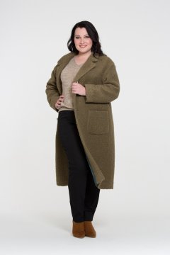 Пальто "Сольвейга" (Оливковый)