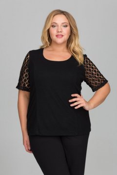Блузка "Винченца" (Черный)