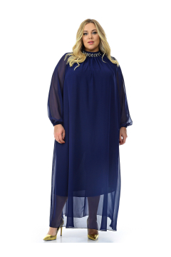 Платье "ЛаТэ" 210212 (Темно-синий)