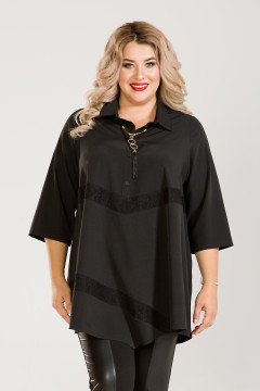 Блузка 625 (Черный)