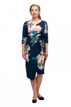 Платье "Олси" 1705050/1V (Синий)