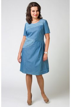 Платье "СКС" 901 (Голубой)