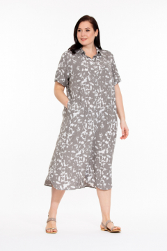 Платье-рубашка "Энистон" (Серый)