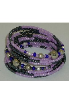 Браслет фиолетовый " Фиолетовое море" (Бисер)