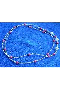 Бусы розовые "Здоровый румянец"