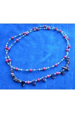 Бусы розовые "Присутствие"