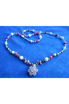 Бусы белые "Белая гвардия"