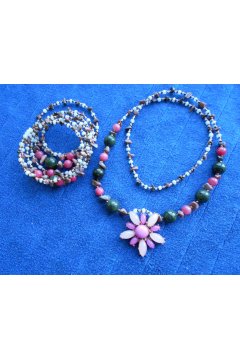 Комплект розовый "Звезды эпохи"