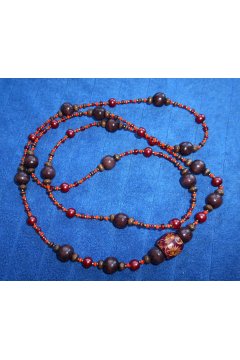 Бусы красные "Колыбельная осени"