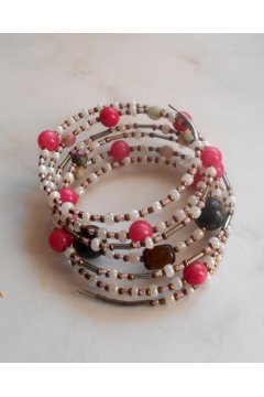 Браслет розовый "Миг удачи"