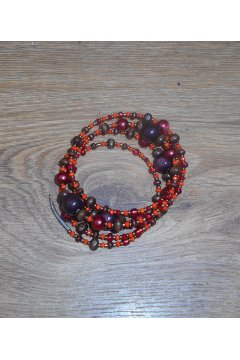 Браслет красный "Колыбельная осени"