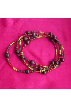 Бусы разноцветные "Растафари"