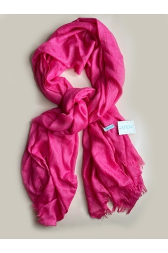 Палантин текстильный розовый