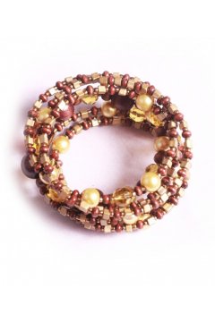 Браслет золотой "Золото Африки" (Дерево)