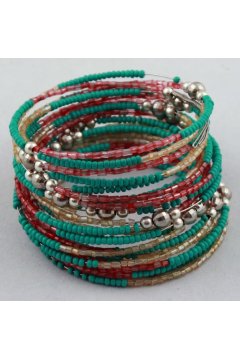 Браслет разноцветный " Счастливый день" (Бисер)