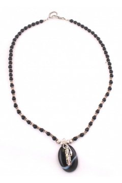 Бусы черные" Вечерние "(Агат)