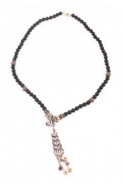 Бусы черные "Черная королева" (Агат)