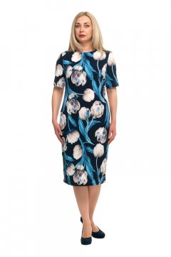 Платье "Олси" 1705054/1 (Синий)
