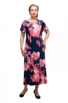 Платье "Олси" 1705049/1 (Розовый)