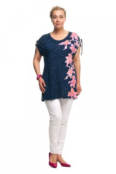 Туника "Олси" 1706036 (Тёмно-синий)