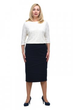 Юбка "Олси" 1814009/2 (Синий темный)