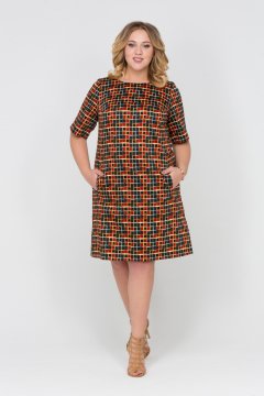 Платье "Бонни" (Коричневый)