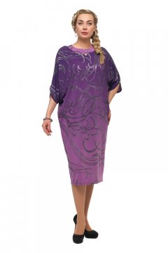 Платье "Олси" 1705037/3 (Сиреневый)