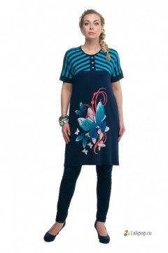 Туника "Олси" 1605050 (Синий)