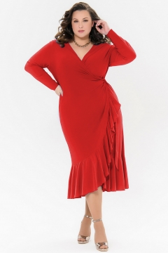 Платье "ЛаТэ" 2737508 (Красный)