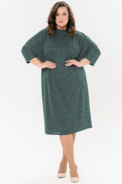 Платье "ЛаТэ" 271013 (Меланж зеленый)