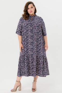 Платье "ЛаТэ" 2536602 (Принт "пятнышки")