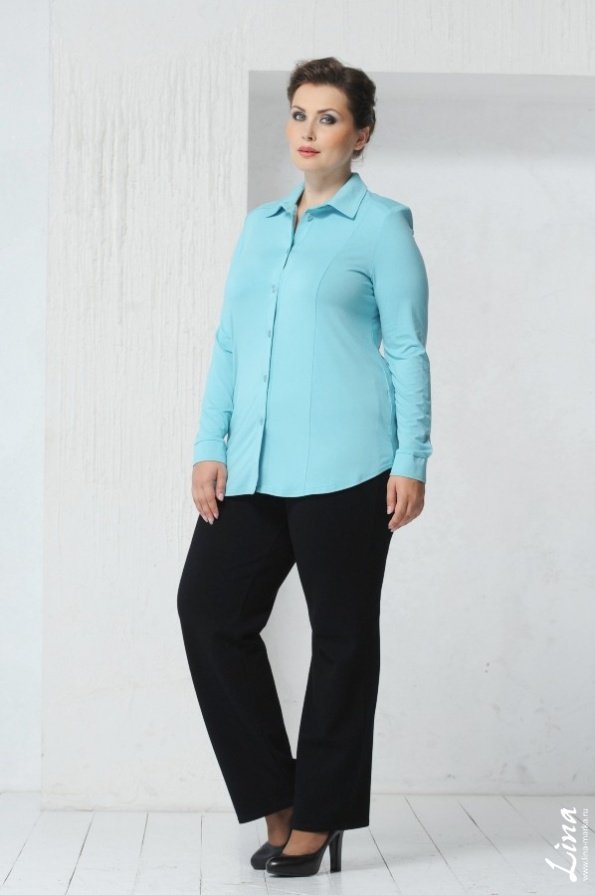Женские рубашки большого размера