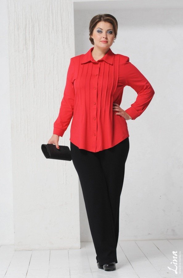 Женские рубашки большого размера